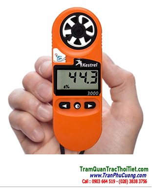 Kestrel 3000HS Heat Stress Meter _Máy đo vi khí hậu Kestrel 3000HS Heat Stress Meter _Xuất xứ Mỹ (Made in USA)